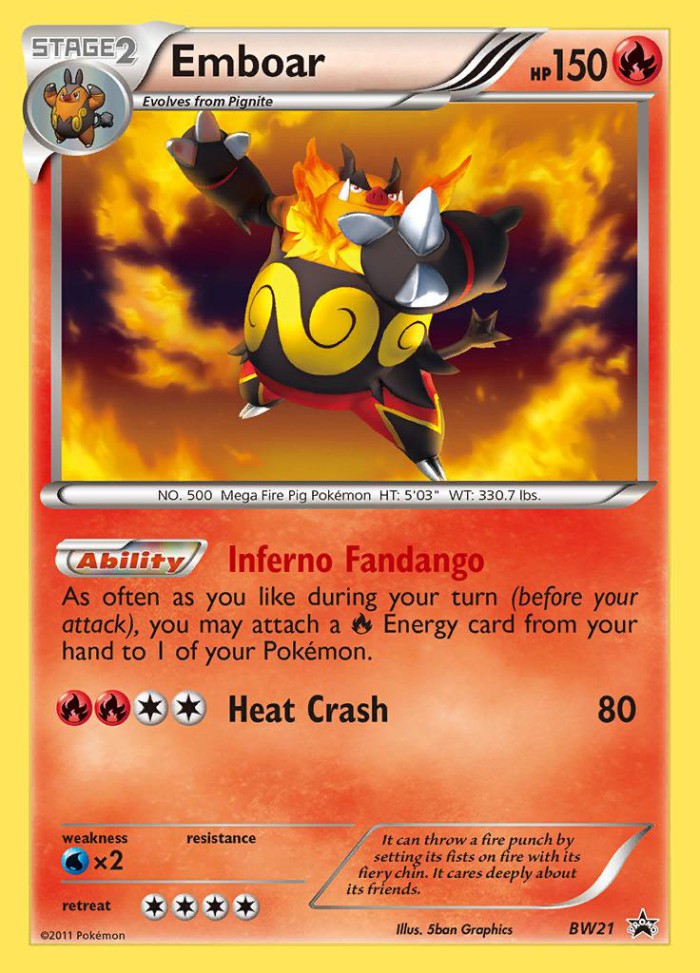 Carte Pokémon: Emboar [Roitiflam]