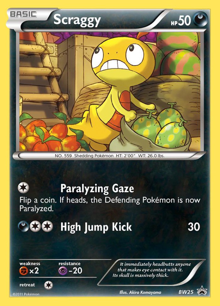 Carte Pokémon: Scraggy [Baggiguane]