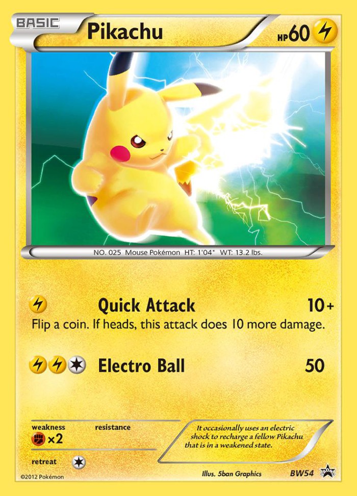 Carte Pokémon: Pikachu [Pikachu]