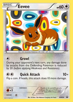 Carte Pokémon: Eevee