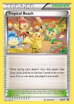 Carte Pokémon: Plage Tropicale