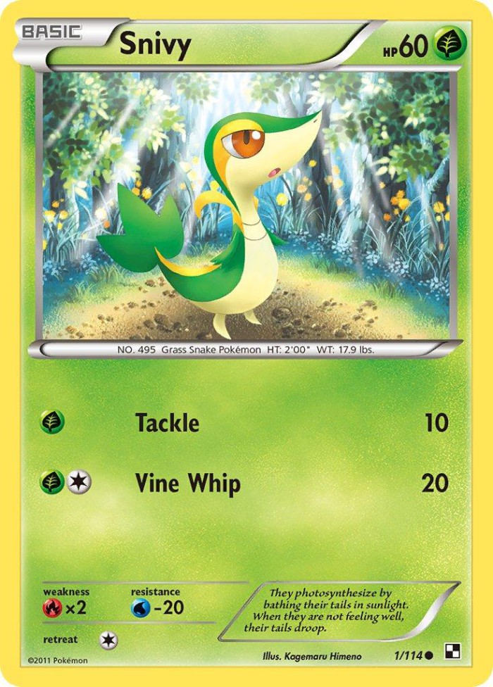 Carte Pokémon: Snivy [Vipélierre]