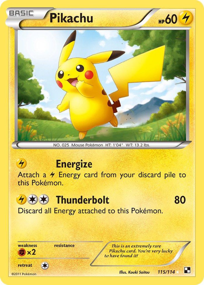 Carte Pokémon: Pikachu [Pikachu]