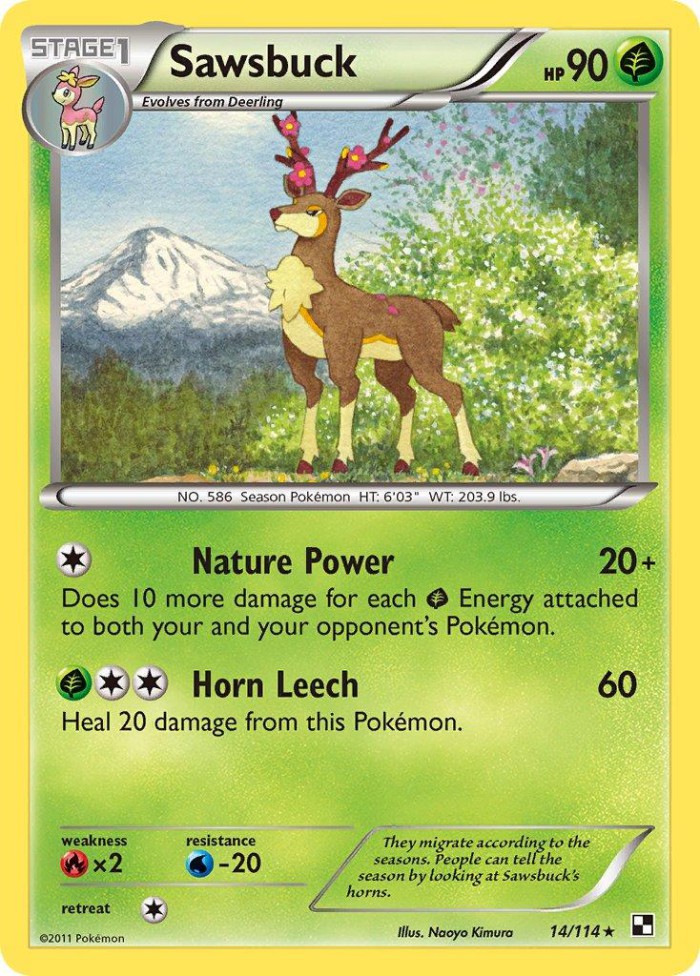 Carte Pokémon: Sawsbuck [Haydaim]