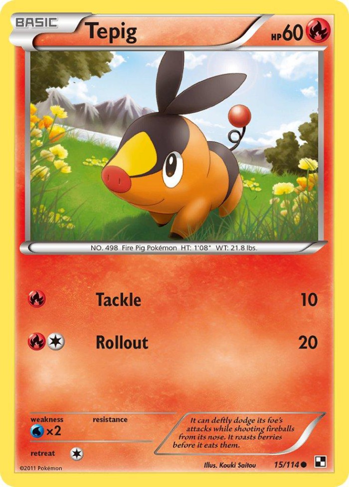 Carte Pokémon: Tepig [Gruikui]