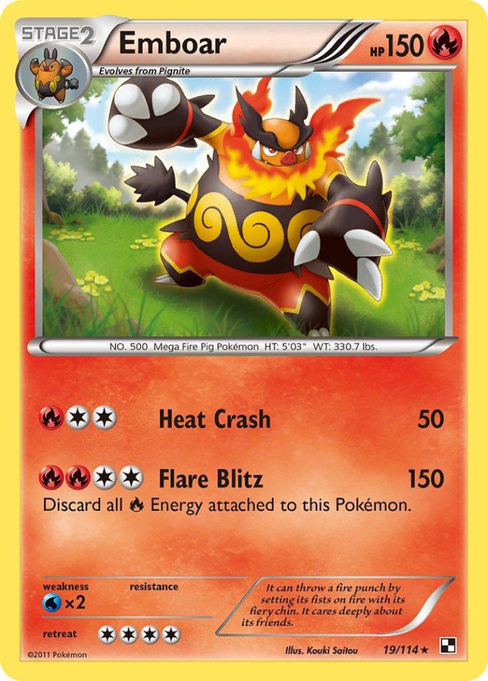 Carte Pokémon: Emboar [Roitiflam]