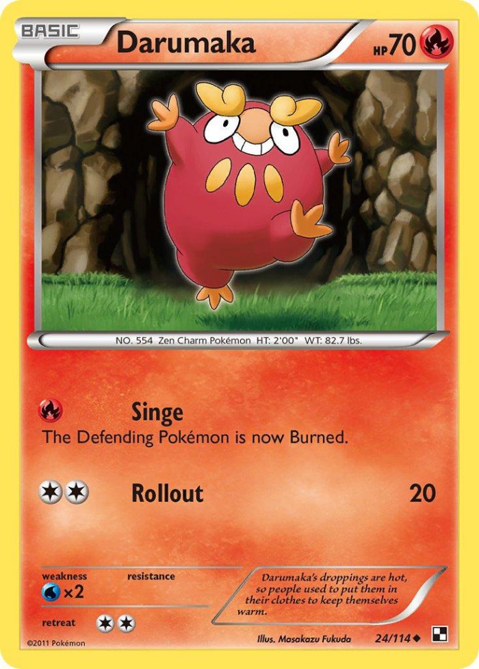 Carte Pokémon: Darumaka [Darumarond]