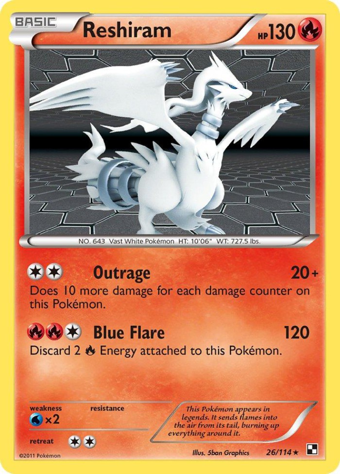 Carte Pokémon: Reshiram [Reshiram]