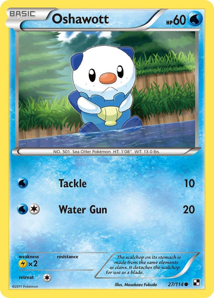 Carte Pokémon: Oshawott [Moustillon]