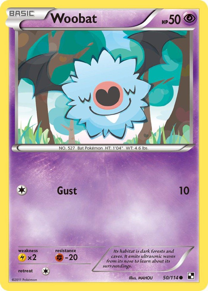 Carte Pokémon: Woobat [Chovsourir]