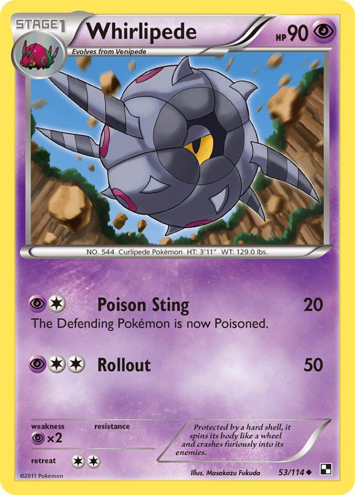 Carte Pokémon: Whirlipede [Scobolide]