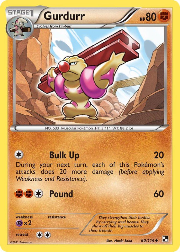 Carte Pokémon: Gurdurr [Ouvrifier]