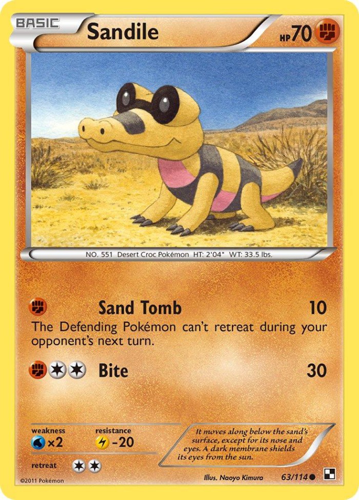 Carte Pokémon: Sandile [Mascaïman]