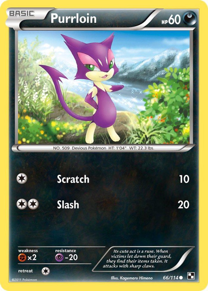 Carte Pokémon: Purrloin [Chacripan]