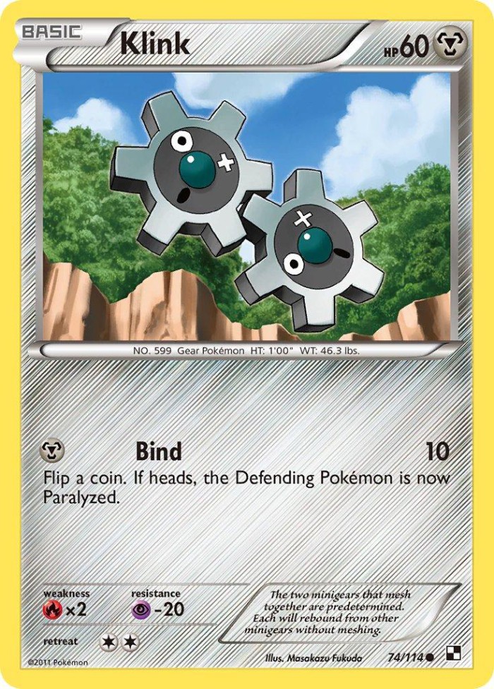 Carte Pokémon: Klink [Tic]