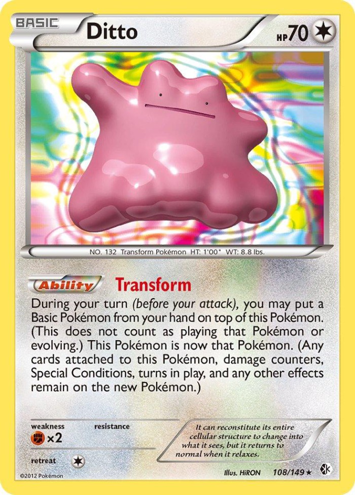 Carte Pokémon: Ditto [Métamorph]