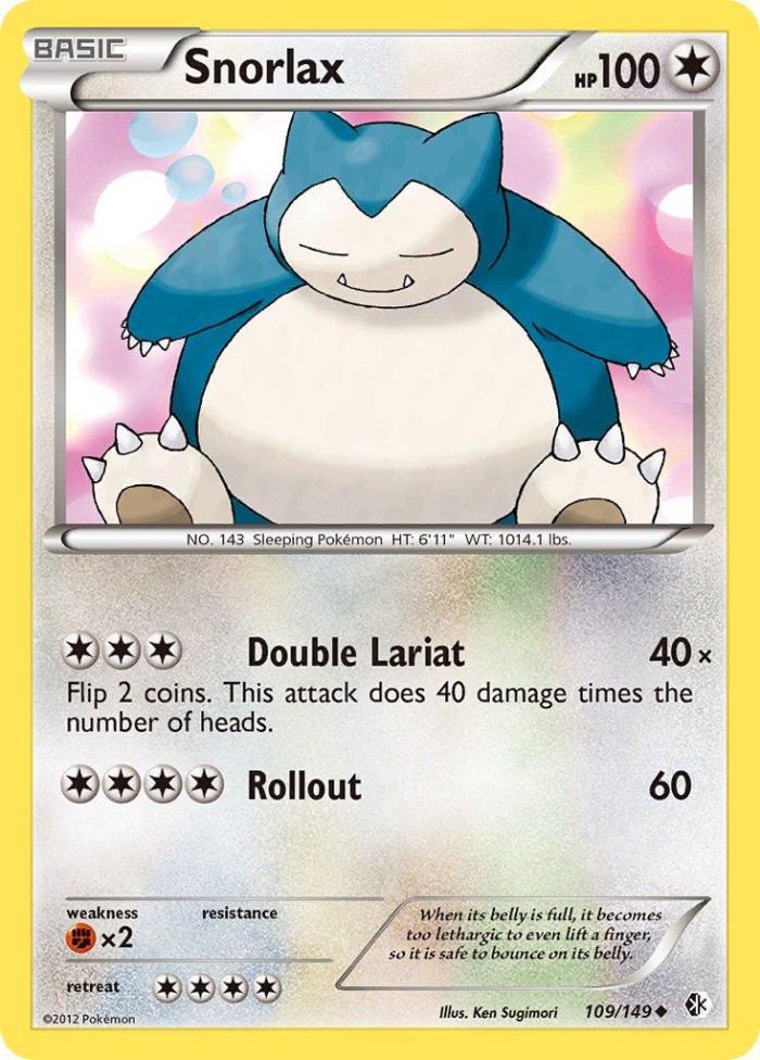 Carte Pokémon: Snorlax [Ronflex]