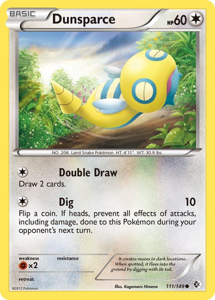 Carte Pokémon: Dunsparce [Insolourdo]