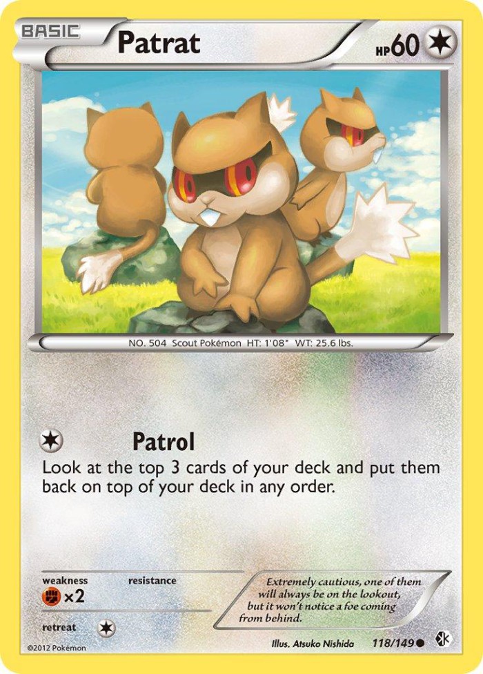 Carte Pokémon: Patrat [Ratentif]