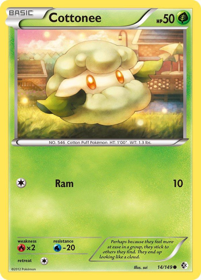 Carte Pokémon: Cottonee [Doudouvet]