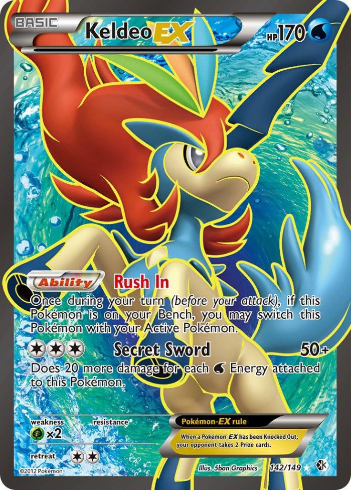 Carte Pokémon: Keldeo EX [Keldeo EX]