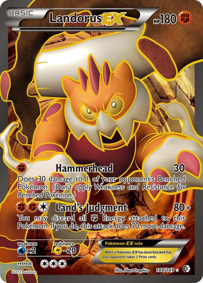 Carte Pokémon: Landorus EX [Démétéros EX]