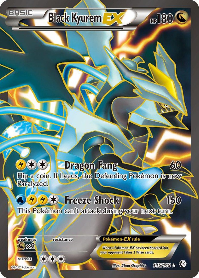 Carte Pokémon: Black Kyurem EX [Kyurem Noir EX]