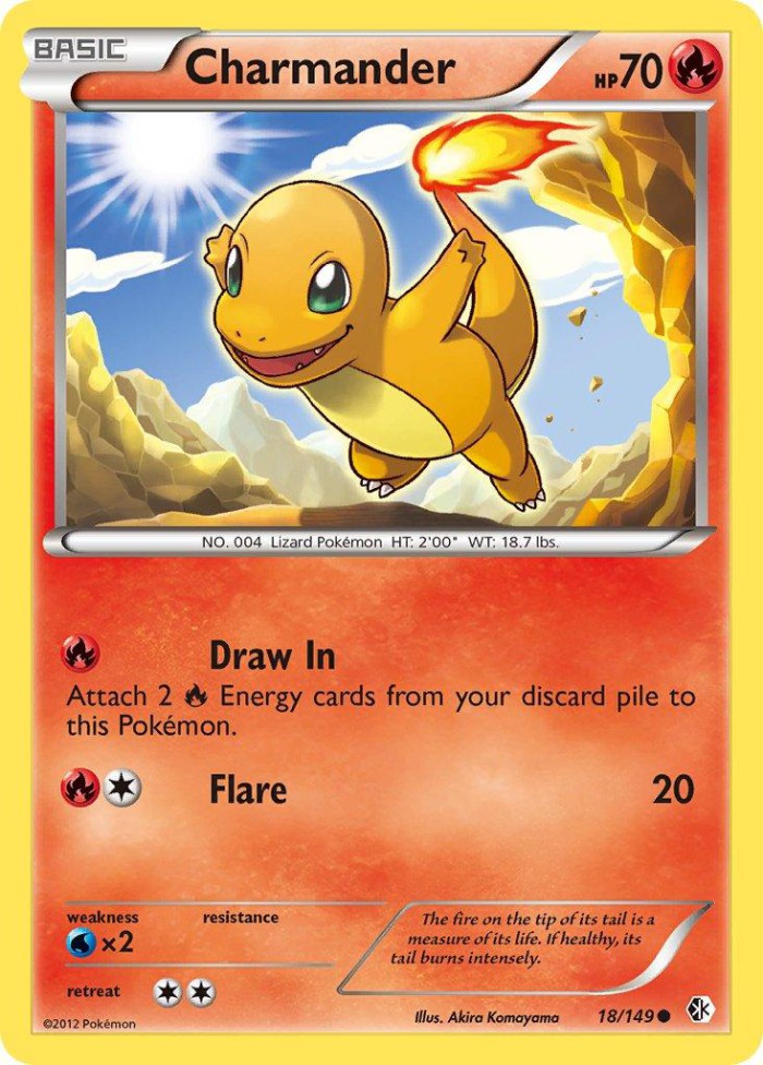 Carte Pokémon: Charmander [Salamèche]