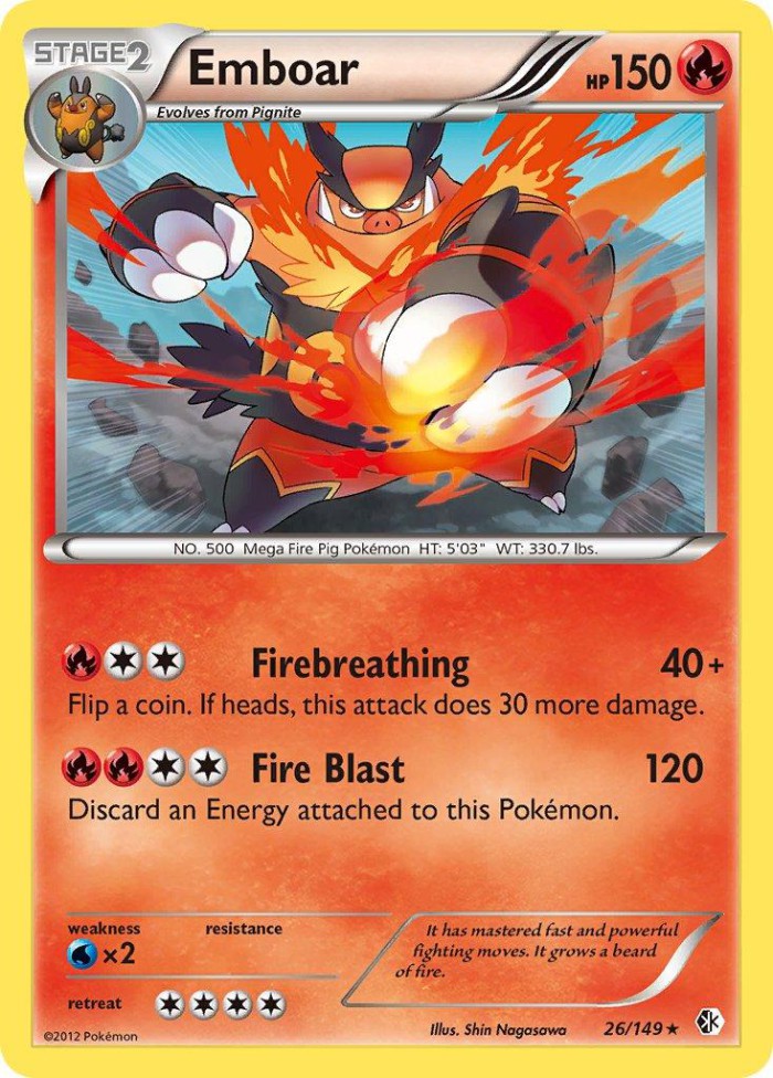 Carte Pokémon: Emboar [Roitiflam]