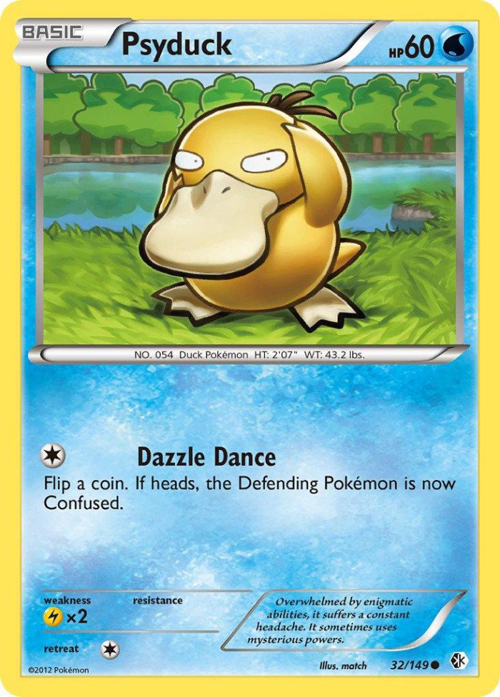 Carte Pokémon: Psyduck [Psykokwak]