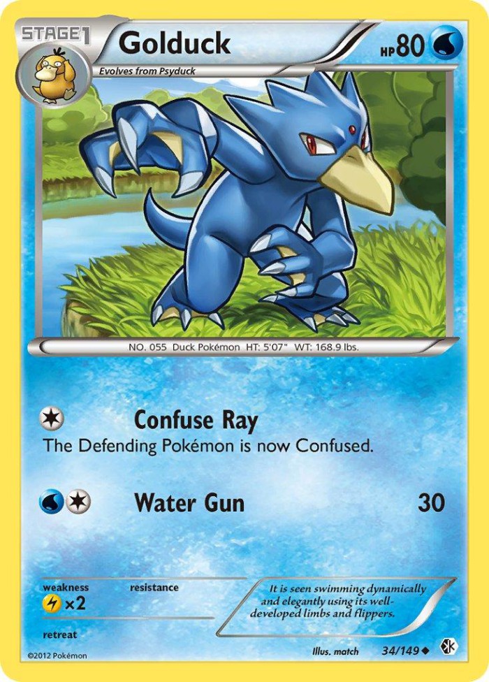 Carte Pokémon: Golduck [Akwakwak]