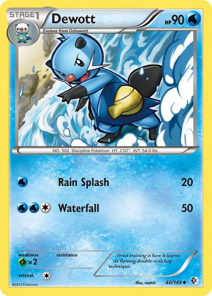 Carte Pokémon: Dewott [Mateloutre]