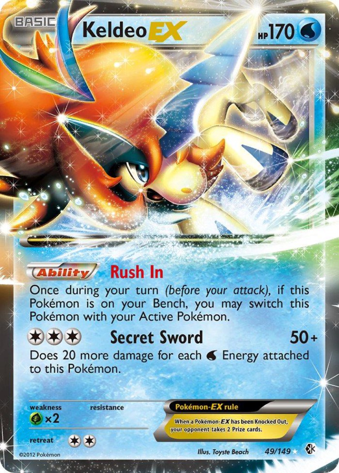 Carte Pokémon: Keldeo EX [Keldeo EX]