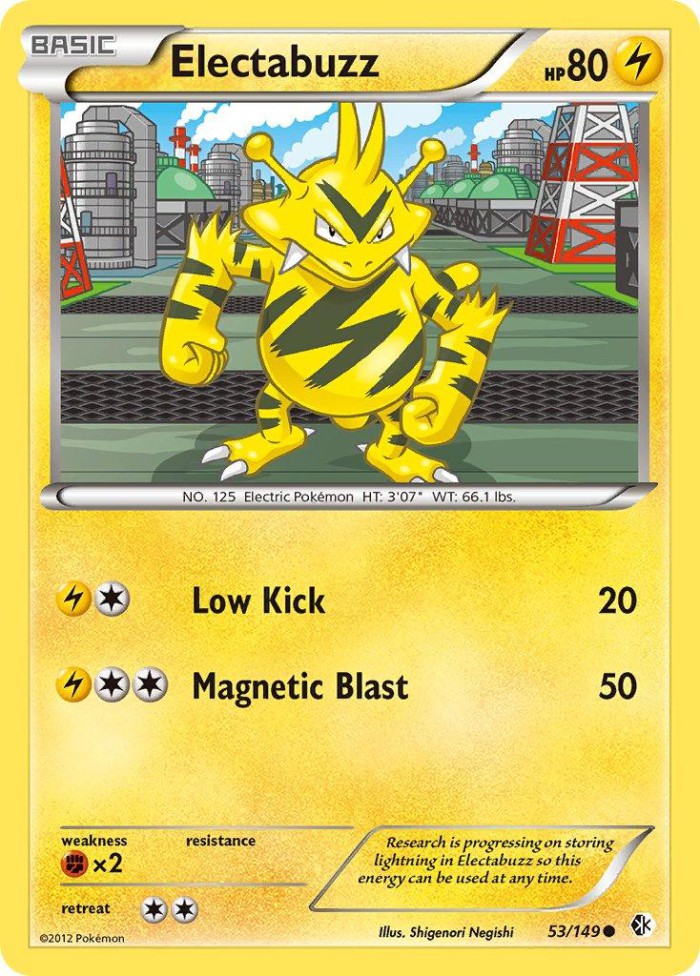 Carte Pokémon: Electabuzz [Élektek]