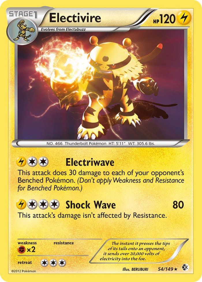 Carte Pokémon: Electivire [Élekable]