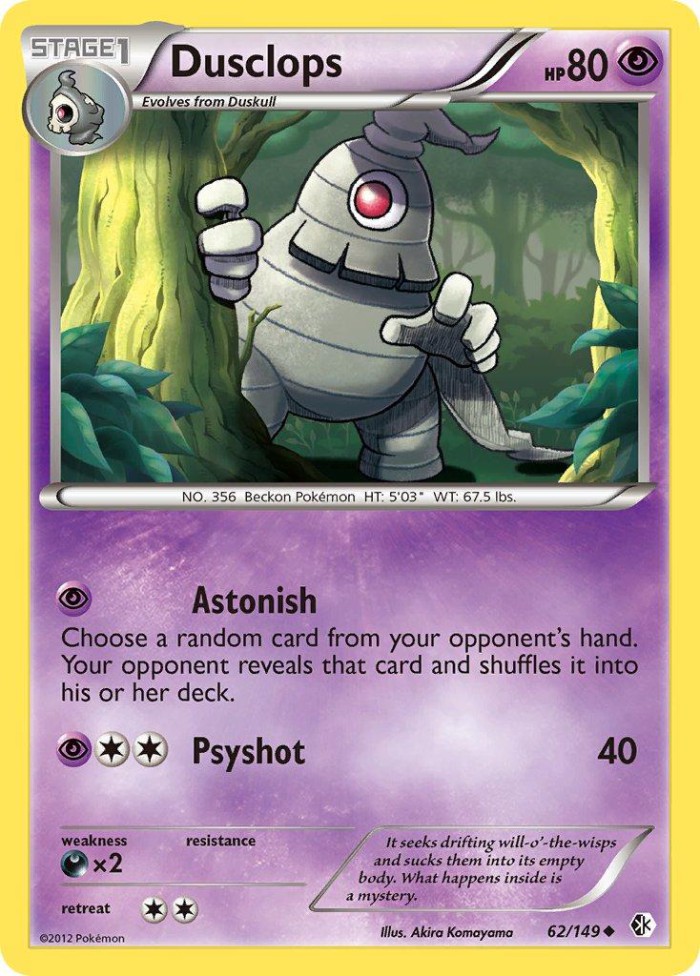 Carte Pokémon: Dusclops [Téraclope]