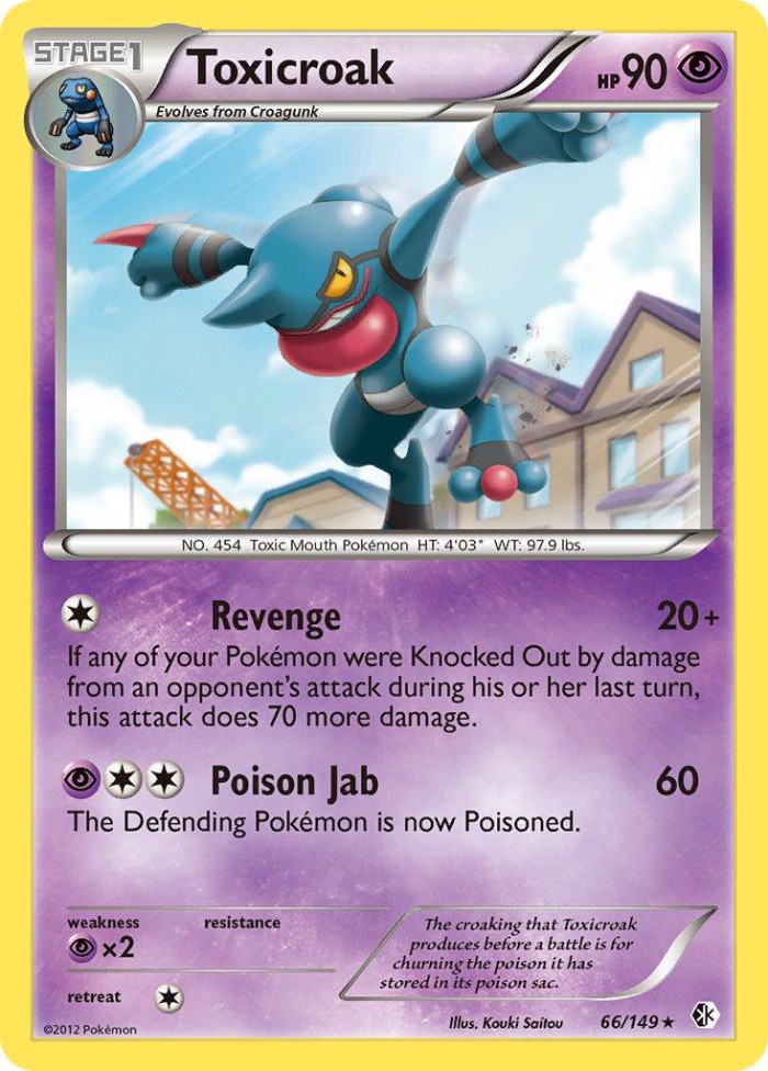 Carte Pokémon: Toxicroak [Coatox]