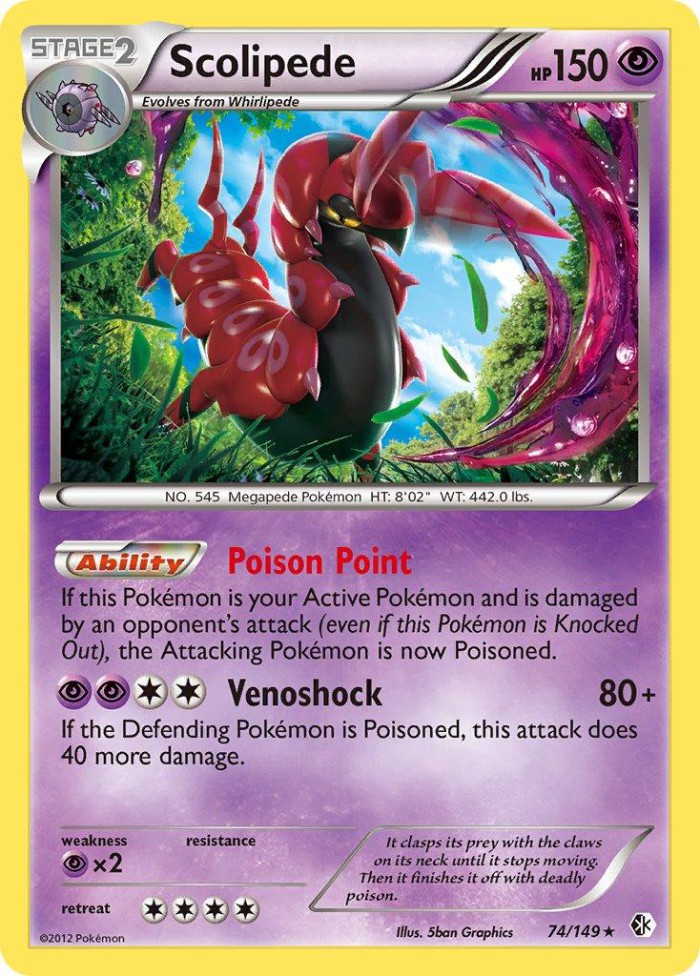 Carte Pokémon: Scolipede [Brutapode]