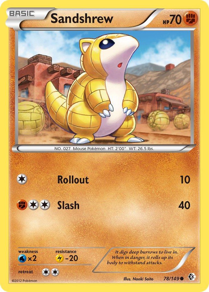 Carte Pokémon: Sandshrew [Sabelette]