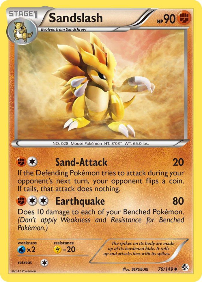 Carte Pokémon: Sandslash [Sablaireau]