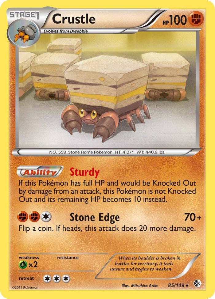 Carte Pokémon: Crustle [Crabaraque]