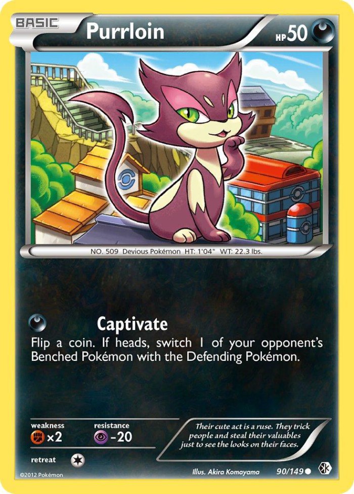 Carte Pokémon: Purrloin [Chacripan]