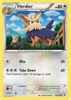 Carte Pokémon: Herdier