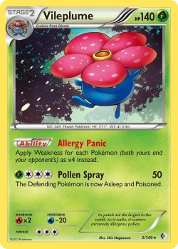 Carte Pokémon: Vileplume