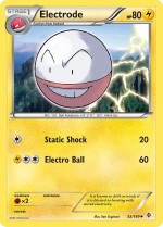 Carte Pokémon: Électrode