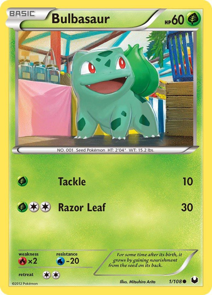 Carte Pokémon: Bulbasaur [Bulbizarre]