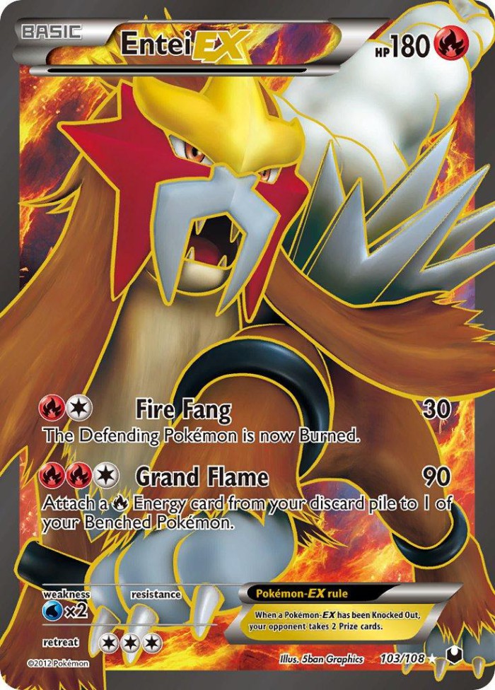 Carte Pokémon: Entei EX [Entei EX]