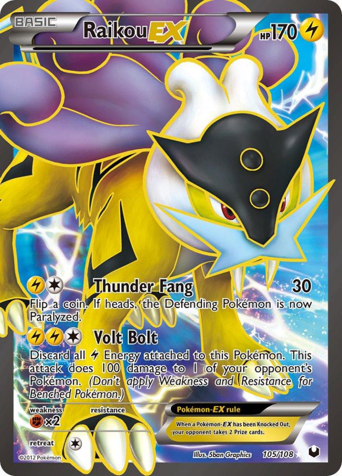 Carte Pokémon: Raikou EX [Raikou EX]