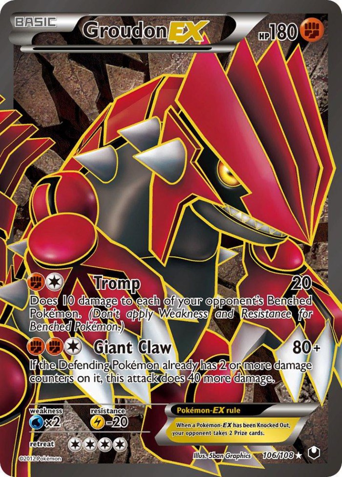 Carte Pokémon: Groudon EX [Groudon EX]