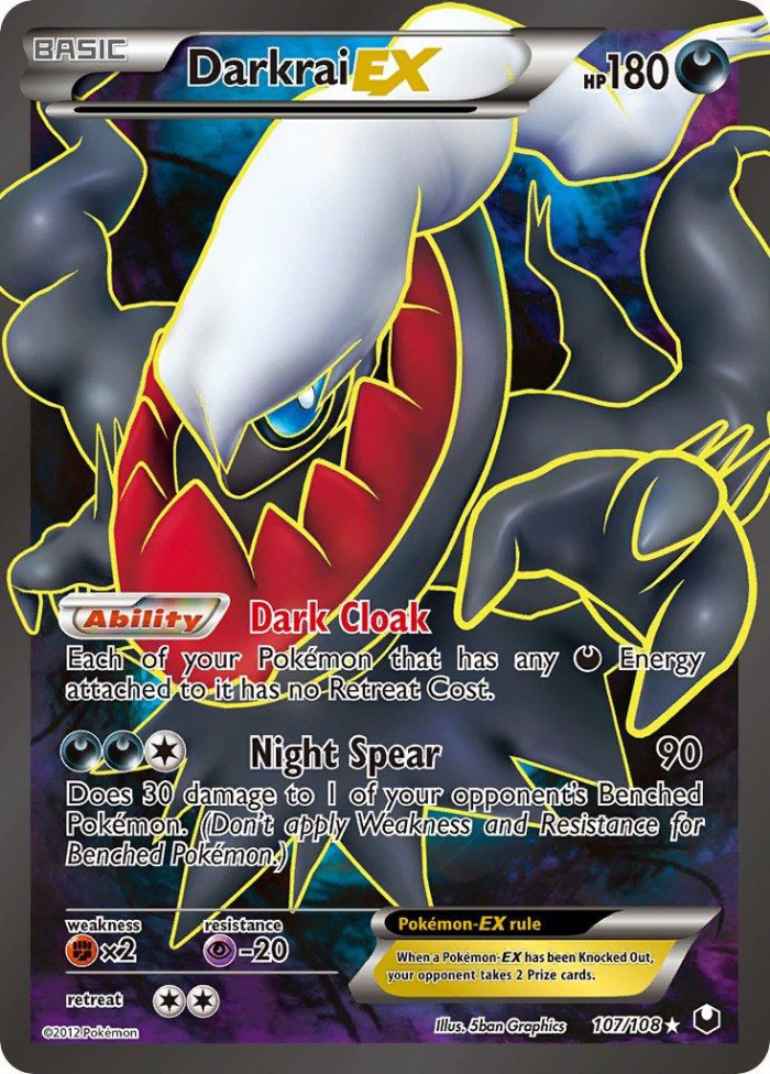 Carte Pokémon: Darkrai EX [Darkrai EX]